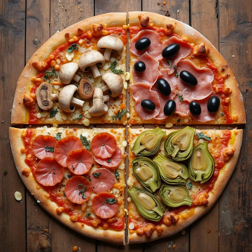 Pizza Cuatro Estaciones